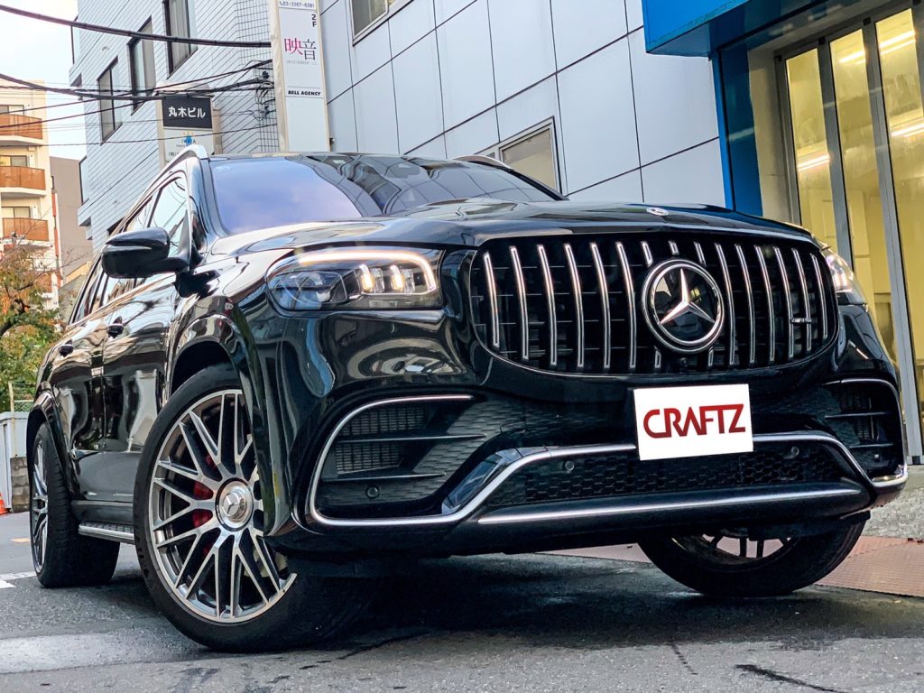 Mercedes AMG GLS 63にvisit,リアモニター,地デジチューナー,TVキャンセラー,ミラーリングインストール！！ クラフツ株式会社